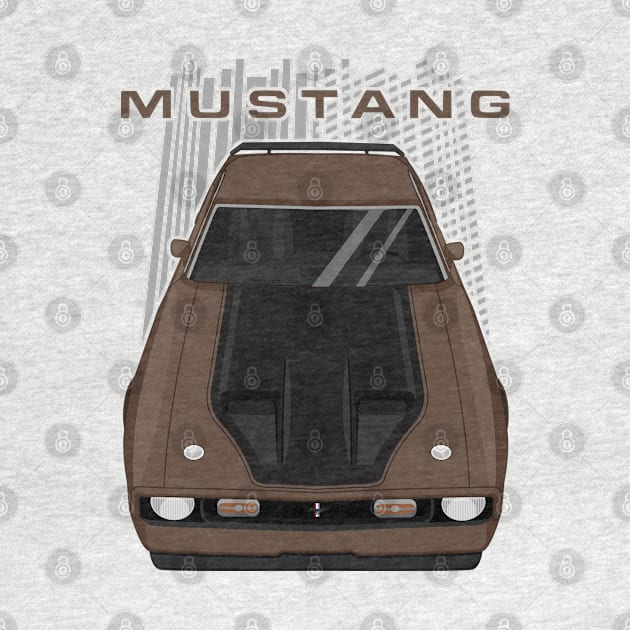 Mustang Mach 1 1971 to 1972 - Brown by V8social